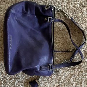 Purple Michael Kors Shoulder/Slouch Bag